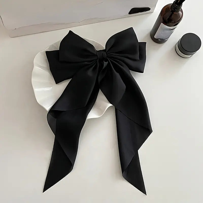 Korean-Style Large Bow Hair Clip