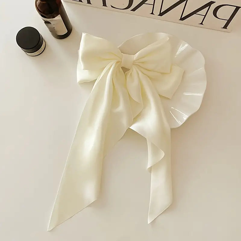 Korean-Style Large Bow Hair Clip