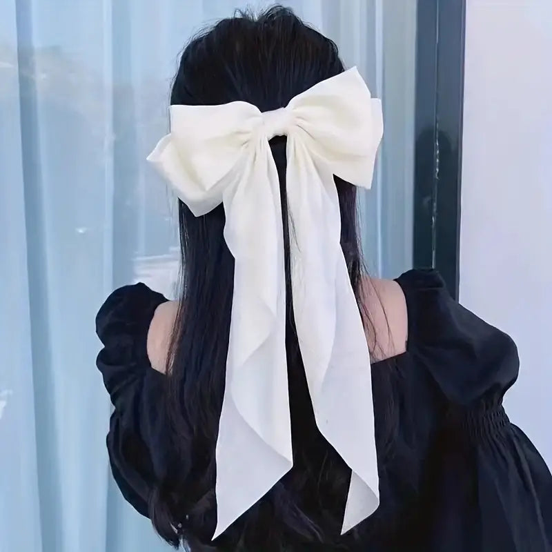 Korean-Style Large Bow Hair Clip