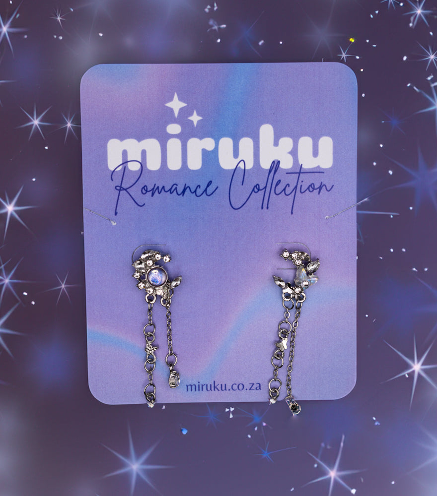 Silver Moondrop Earrings