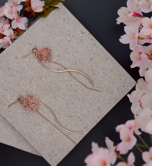 Sakura Drop Earrings