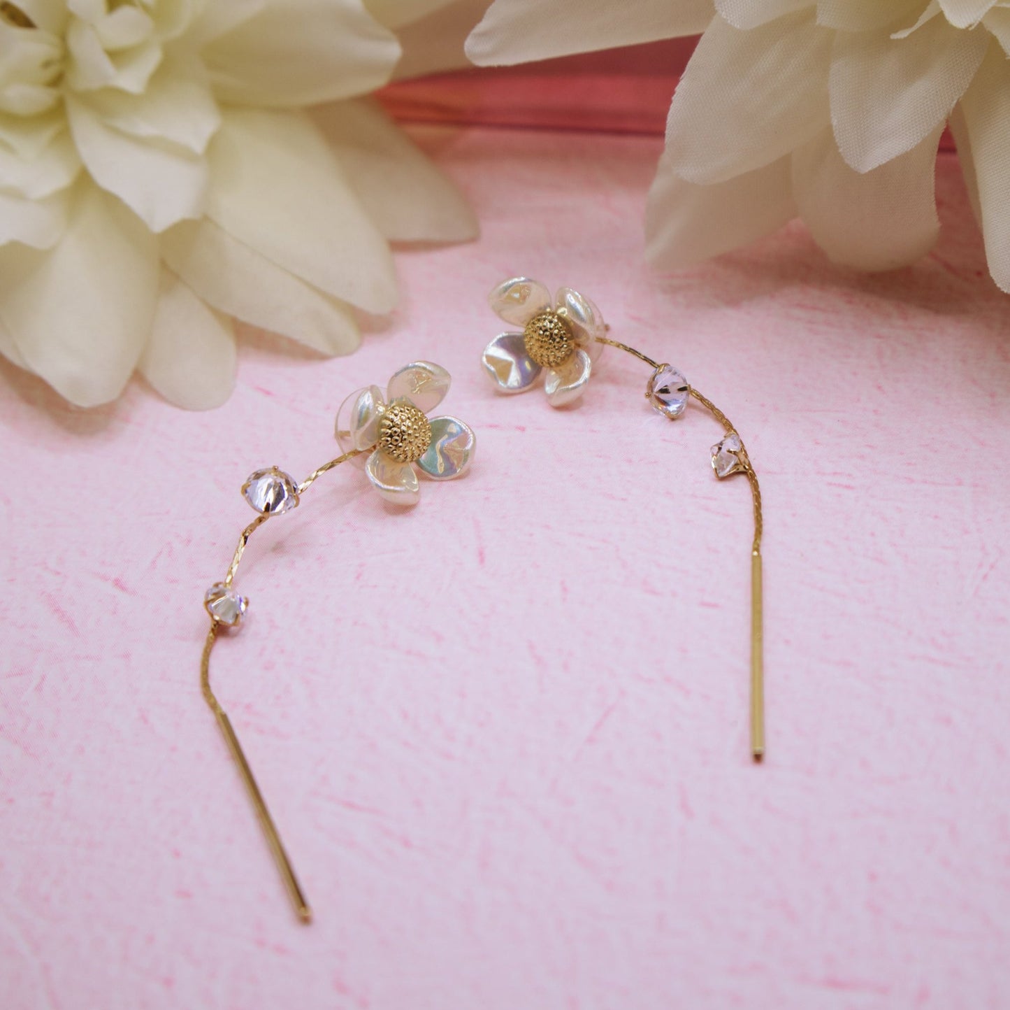 Romantic Floral Drop Earrings