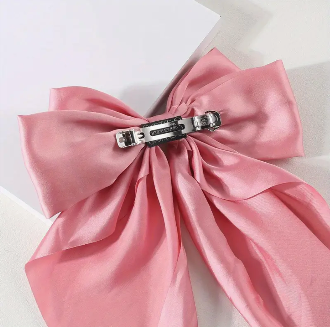 Korean-Style Large Bow Hair Clip