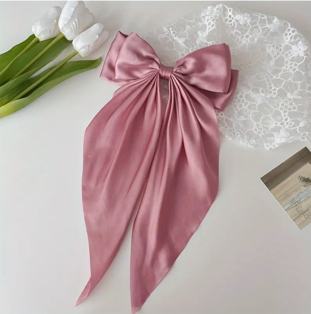 Korean-Style Large Bow Hair Clip