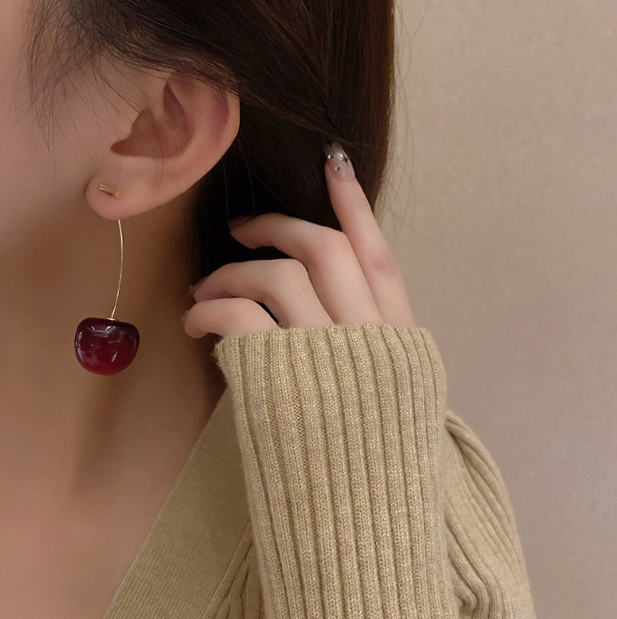 Juicy Cherry Drop Earrings