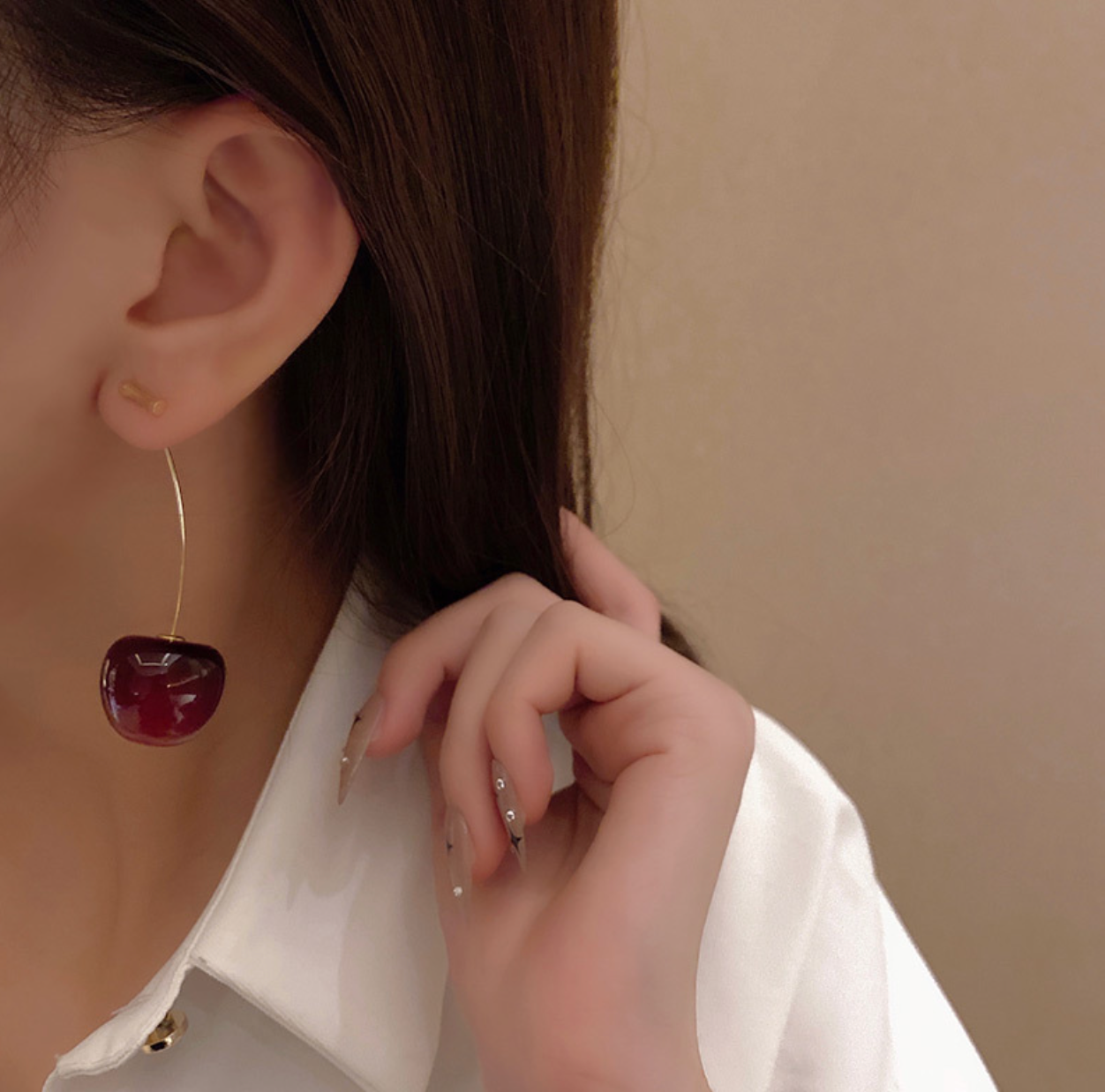 Juicy Cherry Drop Earrings