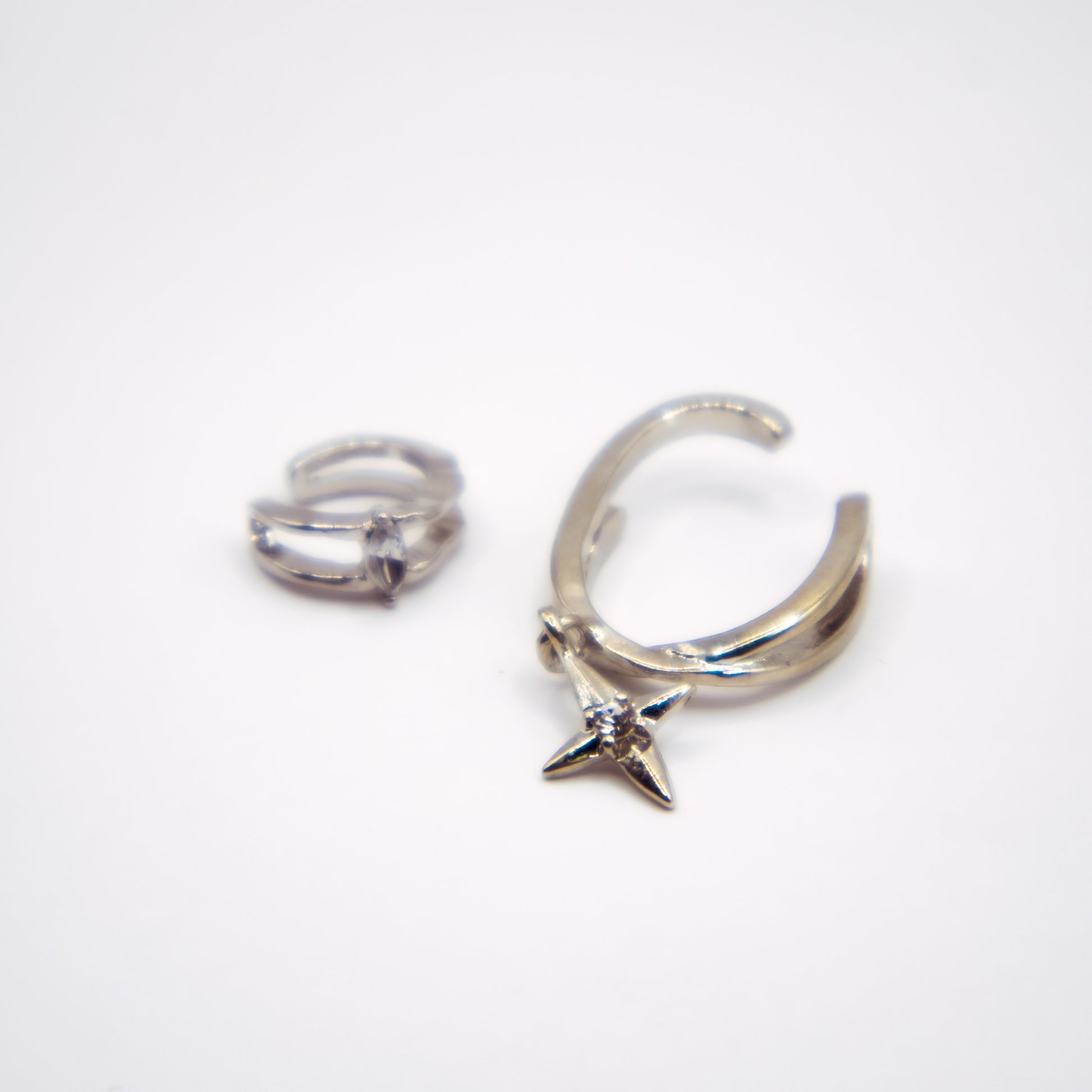 Silver Ear cuffs (2-piece set) 3