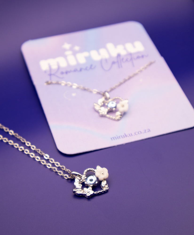 Dreamy Blue Pendant and Chain - Miruku Store - Necklace