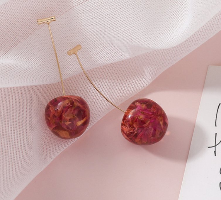 Juicy Cherry Drop Earrings - Miruku Store - Earrings